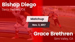 Matchup: Bishop Diego High vs. Grace Brethren  2017