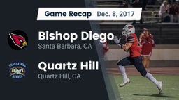 Recap: Bishop Diego  vs. Quartz Hill  2017