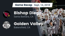 Recap: Bishop Diego  vs. Golden Valley  2018