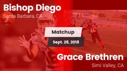Matchup: Bishop Diego High vs. Grace Brethren  2018