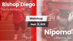 Matchup: Bishop Diego High vs. Nipomo  2019