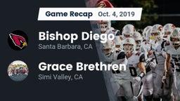Recap: Bishop Diego  vs. Grace Brethren  2019