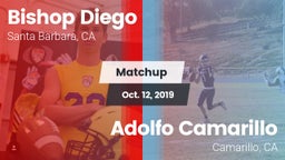 Matchup: Bishop Diego High vs. Adolfo Camarillo  2019