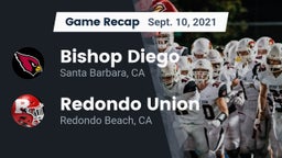 Recap: Bishop Diego  vs. Redondo Union  2021