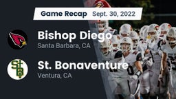 Recap: Bishop Diego  vs. St. Bonaventure  2022