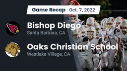 Recap: Bishop Diego  vs. Oaks Christian School 2022