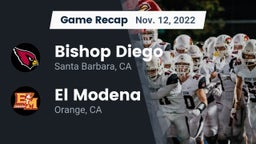 Recap: Bishop Diego  vs. El Modena  2022