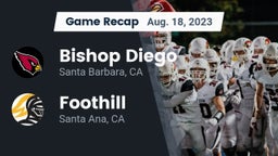 Recap: Bishop Diego  vs. Foothill  2023