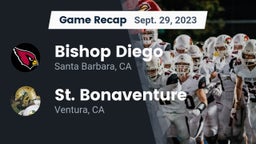 Recap: Bishop Diego  vs. St. Bonaventure  2023