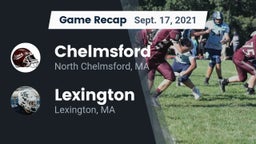Recap: Chelmsford  vs. Lexington  2021