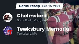 Recap: Chelmsford  vs. Tewksbury Memorial 2021