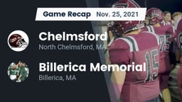 Recap: Chelmsford  vs. Billerica Memorial  2021