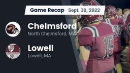 Recap: Chelmsford  vs. Lowell  2022