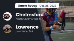 Recap: Chelmsford  vs. Lawrence  2022