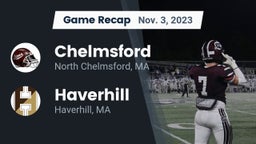 Recap: Chelmsford  vs. Haverhill  2023