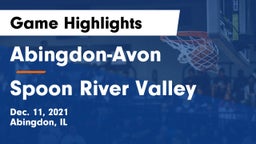 Abingdon-Avon  vs Spoon River Valley  Game Highlights - Dec. 11, 2021
