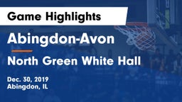 Abingdon-Avon  vs North Green White Hall Game Highlights - Dec. 30, 2019