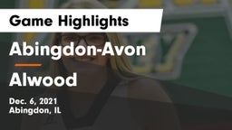 Abingdon-Avon  vs Alwood  Game Highlights - Dec. 6, 2021
