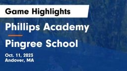 Phillips Academy vs Pingree School Game Highlights - Oct. 11, 2023