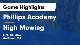 Phillips Academy vs High Mowing Game Highlights - Oct. 18, 2023