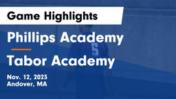 Phillips Academy vs Tabor Academy Game Highlights - Nov. 12, 2023