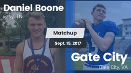 Matchup: Daniel Boone High vs. Gate City  2017