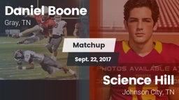 Matchup: Daniel Boone High vs. Science Hill  2017