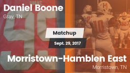 Matchup: Daniel Boone High vs. Morristown-Hamblen East  2017