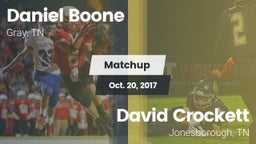Matchup: Daniel Boone High vs. David Crockett  2017