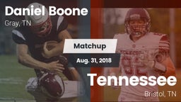 Matchup: Daniel Boone High vs. Tennessee  2018