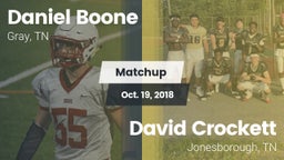 Matchup: Daniel Boone High vs. David Crockett  2018