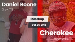 Matchup: Daniel Boone High vs. Cherokee  2018