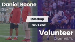Matchup: Daniel Boone High vs. Volunteer  2020