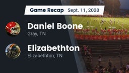 Recap: Daniel Boone  vs. Elizabethton  2020