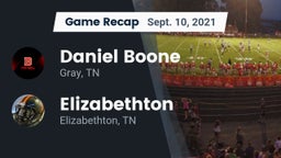 Recap: Daniel Boone  vs. Elizabethton  2021