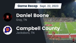 Recap: Daniel Boone  vs. Campbell County  2023