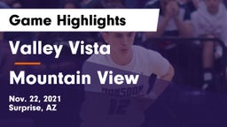 Valley Vista  vs Mountain View  Game Highlights - Nov. 22, 2021