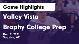 Valley Vista  vs Brophy College Prep  Game Highlights - Dec. 2, 2021