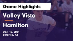 Valley Vista  vs Hamilton  Game Highlights - Dec. 10, 2021