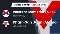 Recap: Veterans Memorial E.C.H.S. vs. Pharr-San Juan-Alamo  2023
