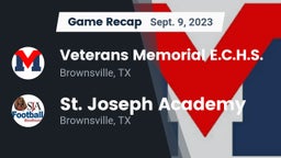 Recap: Veterans Memorial E.C.H.S. vs. St. Joseph Academy  2023