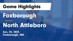 Foxborough  vs North Attleboro  Game Highlights - Jan. 24, 2023