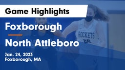 Foxborough  vs North Attleboro  Game Highlights - Jan. 24, 2023