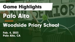 Palo Alto  vs Woodside Priory School Game Highlights - Feb. 4, 2023