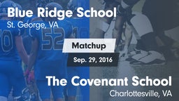 Matchup: Blue Ridge vs. The Covenant School 2016