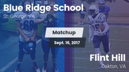 Matchup: Blue Ridge vs. Flint Hill  2017