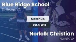 Matchup: Blue Ridge vs. Norfolk Christian  2018