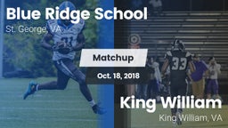 Matchup: Blue Ridge vs. King William  2018