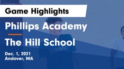 Phillips Academy vs The Hill School Game Highlights - Dec. 1, 2021