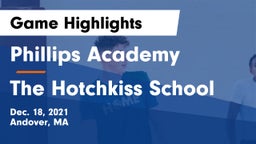 Phillips Academy vs The Hotchkiss School Game Highlights - Dec. 18, 2021